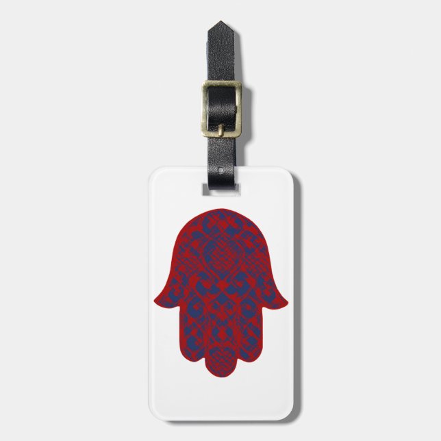 Hand of Fatima Luggage Tag (Front Vertical)