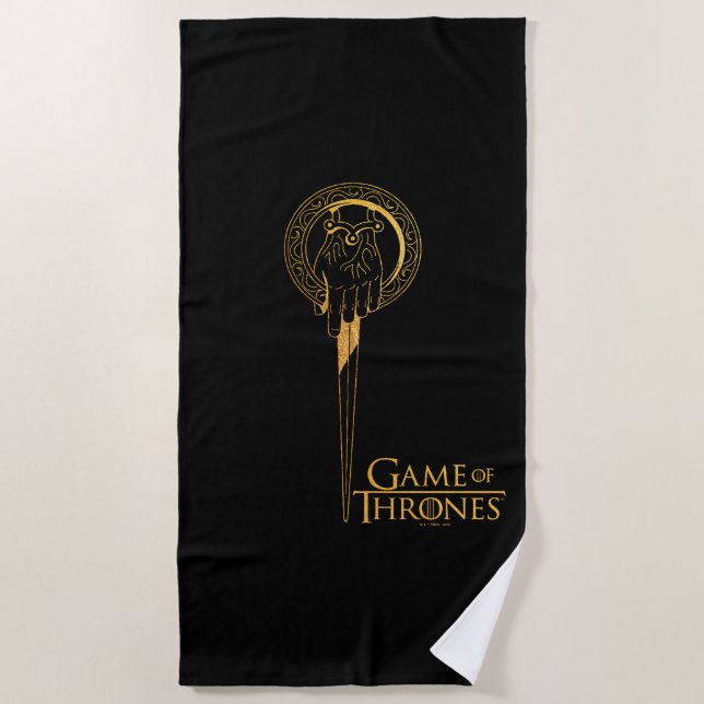 Hand of the King Icon Beach Towel (Front)
