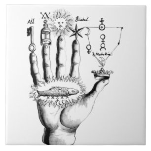 Hand of Time Ceramic Tile