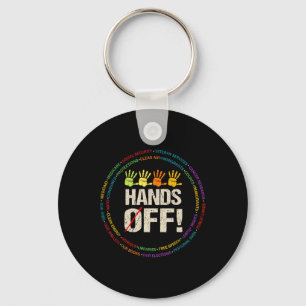 Hand Off My Social Security And Medicare Protest 2 Key Ring