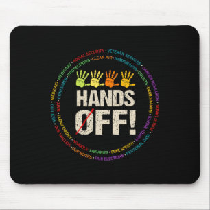 Hand Off My Social Security And Medicare Protest 2 Mouse Pad