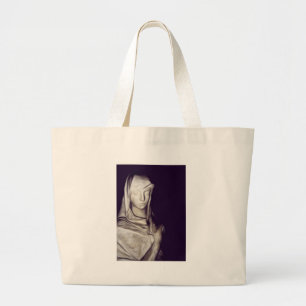 hand on heart large tote bag