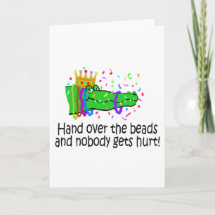 Hand Over The Beads Card