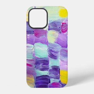 Hand Painted Abstract Art Background iPhone 12 Case
