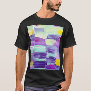 Hand Painted Abstract Art Background T-Shirt