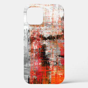 hand painted abstract backgroundabstract,art,oil, iPhone 12 case