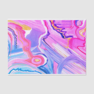 Hand Painted Abstract Painting Gift Tissue Paper