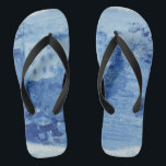 Hand Painted Blue Willow Ginger Jars Toile Thongs<br><div class="desc">Original Art by Dawne

My painting of a blue and white platter that makes a nice design on other things as well.

**** Most of my DESIGNS can be TRANSFERRED to other products here on #zazzle !!   Just ask an assistant for help!

These have matching plates,  placemats,   and napkins!</div>