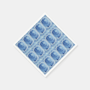 Hand Painted Blue Willow Toile Paper napkins