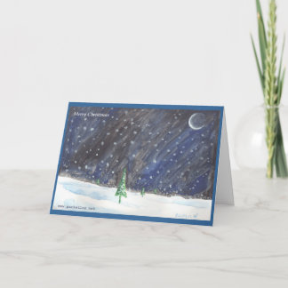 Hand-painted Christmas Greeting Card 02