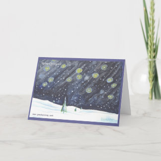 Hand-painted Christmas Greeting Card 03