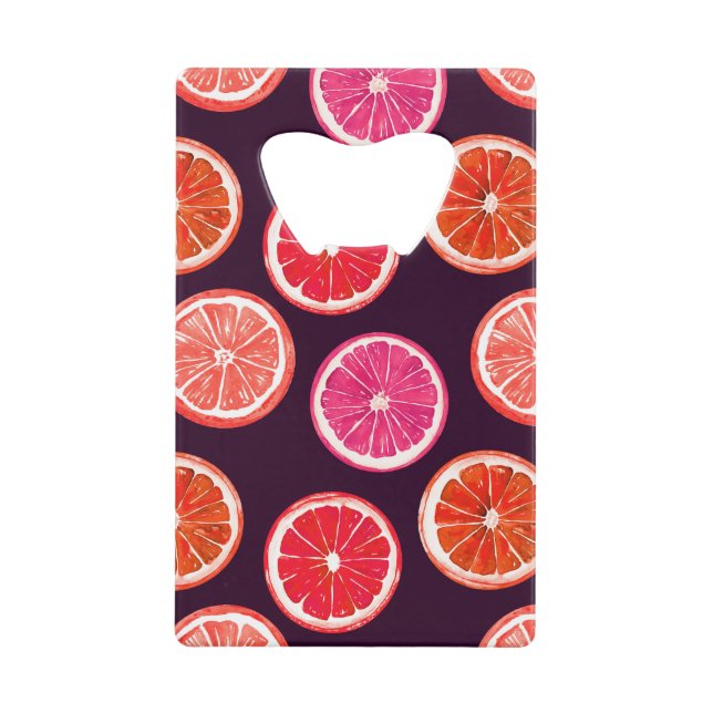 Hand Painted Citrus Dark Pattern (Front)