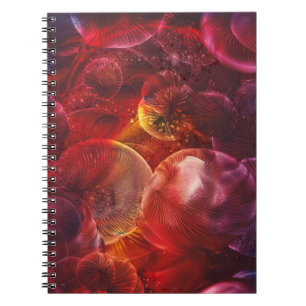 Hand Painted Deep Space Fantasy Painting Notebook