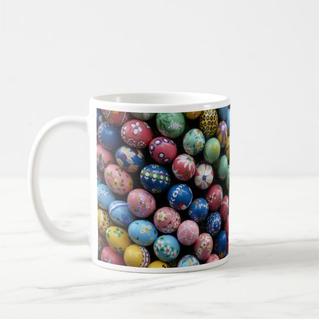 Hand-painted Easter Eggs Mug (Left)