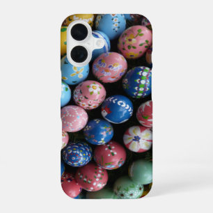Hand-Painted Eggs iPhone 16 Case