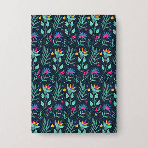 Hand Painted Exotic Floral Pattern-23206