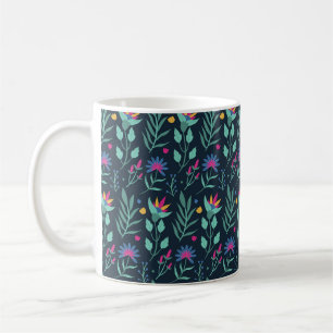 Hand Painted Exotic Floral Pattern-23206 Coffee Mug