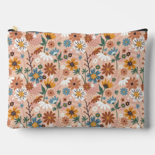 Hand Painted Floral Pattern-23136 Accessory Pouch
