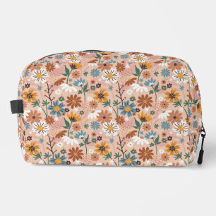 Hand Painted Floral Pattern-23136 Dopp Kit