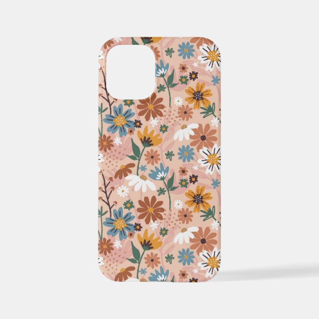 Hand Painted Floral Pattern-23136 iPhone Case (Back)
