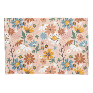 Hand Painted Floral Pattern-23136 Pillowcase