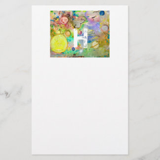 Hand Painted Galaxy Stationary Stationery