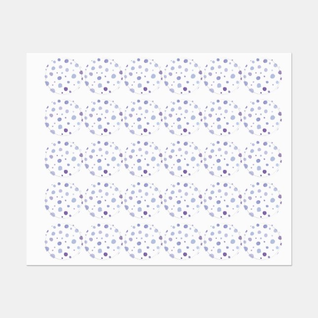 hand painted polka dots (Sheet)