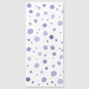 hand painted polka dots