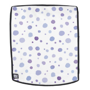 hand painted polka dots backpack