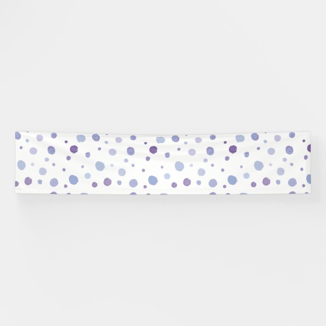 hand painted polka dots banner (Horizontal)