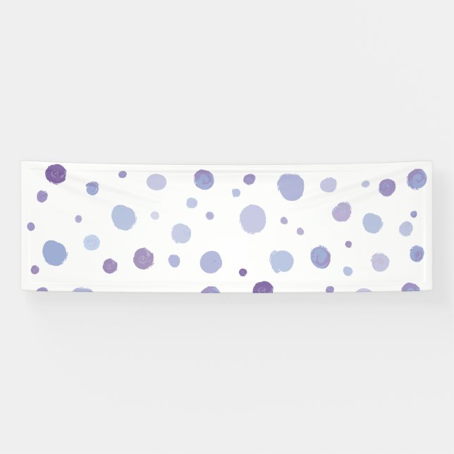 hand painted polka dots banner (Horizontal)
