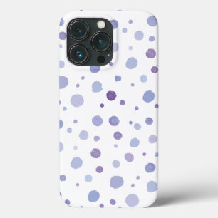 hand painted polka dots iPhone 13 pro case