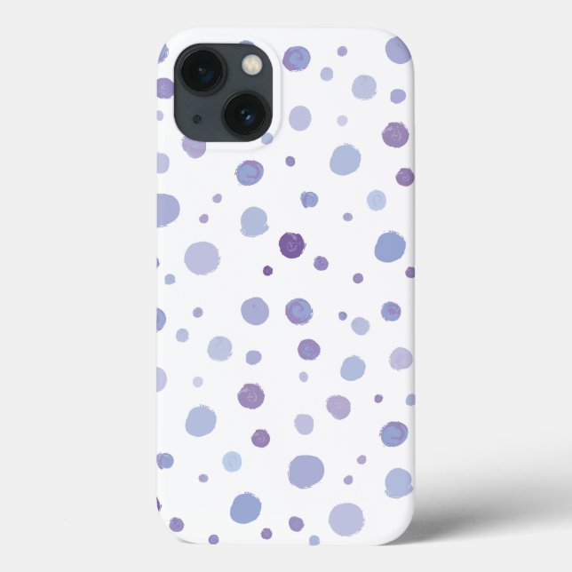 hand painted polka dots Case-Mate iPhone case (Back)