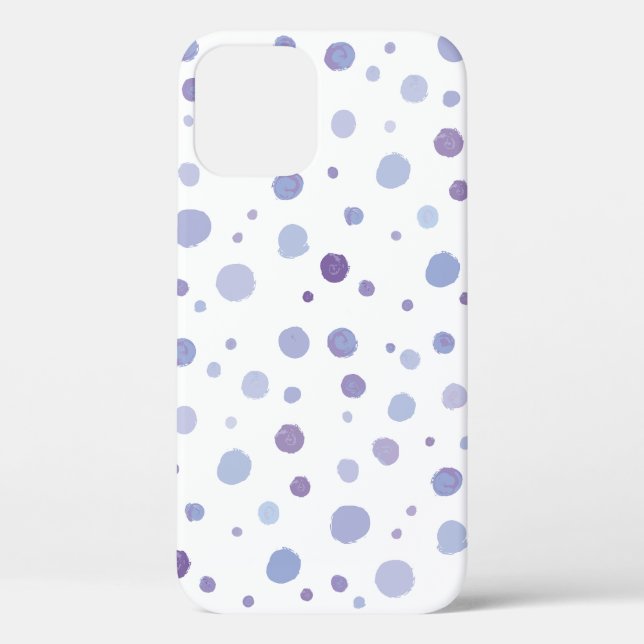 hand painted polka dots Case-Mate iPhone case (Back)