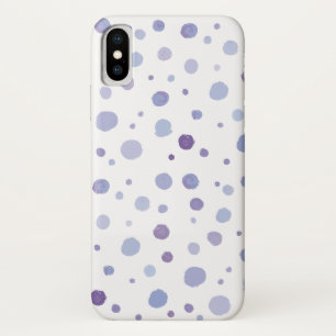 hand painted polka dots iPhone x case