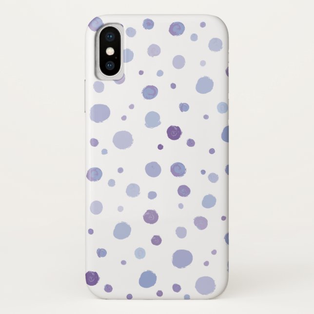hand painted polka dots Case-Mate iPhone case (Back)