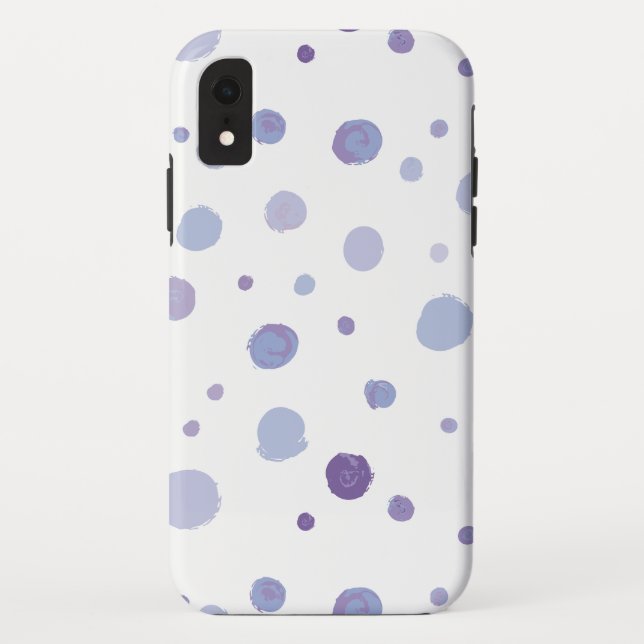 hand painted polka dots Case-Mate iPhone case (Back)