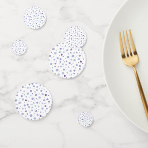 hand painted polka dots confetti