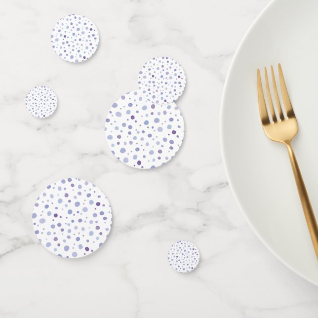 hand painted polka dots confetti (Group)