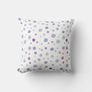 hand painted polka dots cushion