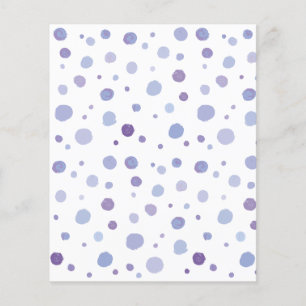 hand painted polka dots flyer