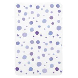 hand painted polka dots magnet