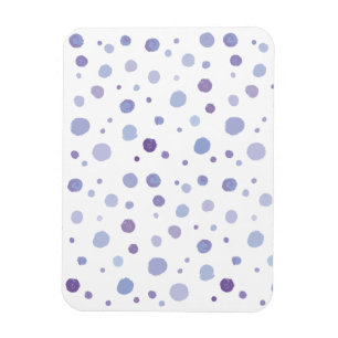 hand painted polka dots magnet