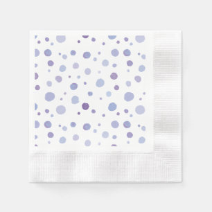 hand painted polka dots napkin