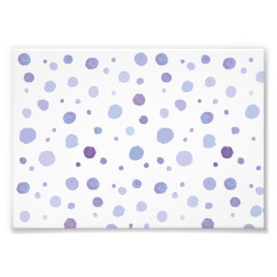 hand painted polka dots photo print