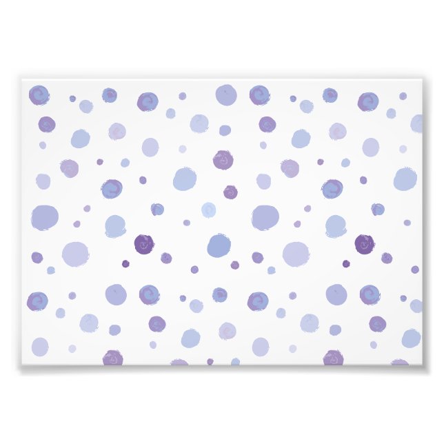 hand painted polka dots photo print (Front)