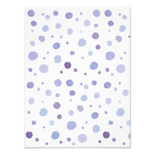 hand painted polka dots photo print