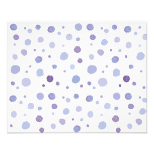 hand painted polka dots photo print
