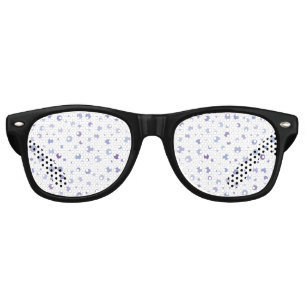 hand painted polka dots retro sunglasses