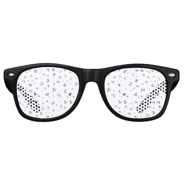 hand painted polka dots retro sunglasses (Front)